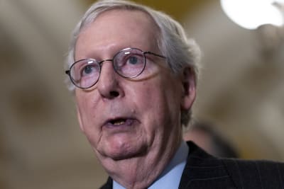 Mitch McConnell appears to freeze up during presser, led away by Senate  colleagues