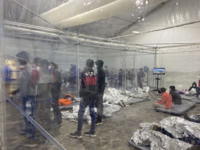 New videos released by CBP show living areas, crowded conditions at  processing facilities in El Paso, Donna