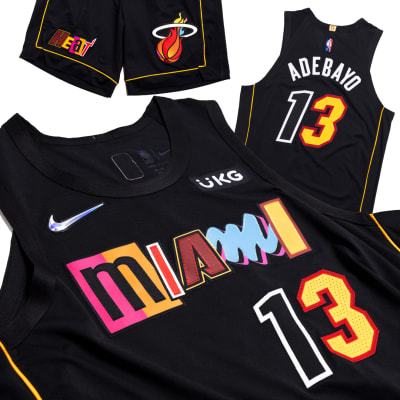 You have 5,256 possibilities to customize a Miami Heat jersey