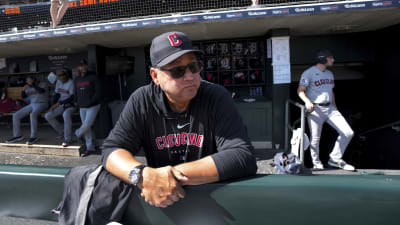 Manager Terry Francona of the Boston Red Sox argues with an umpire