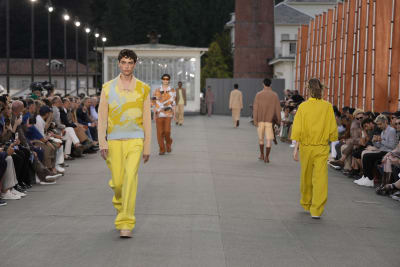 Louis Vuitton Monogram Mens Wide-brimmed Hats 2023 Ss, Yellow, M