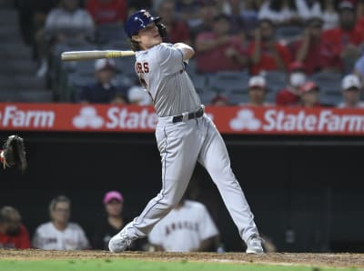 Domingo Santana clubs first major-league home run in Astros' win