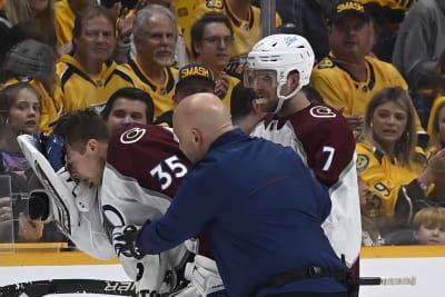 Darcy Kuemper throws stick, then gets smoked on penalty shot