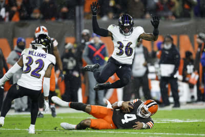 Cleveland Browns Game-Used Football vs. Baltimore Ravens on December 17 2022