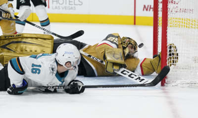 Carrier's late goal gives Golden Knights 2-1 win over Sharks