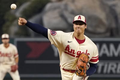 Ohtani's control wavers late, A's beat Angels 3-1