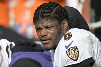 Ravens' Jackson inactive against Bears because of illness