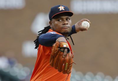 Rookie propels Astros past Braves to tie World Series