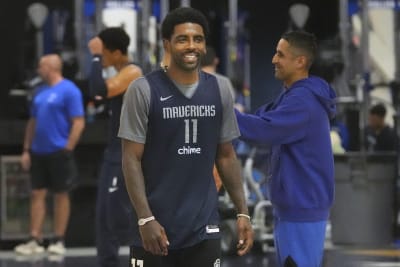 Kyrie Irving doesn't speak Tuesday amid social media post fallout