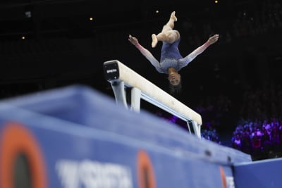 U.S. women break record at gymnastics world championships with 7th