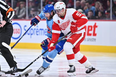 Dylan Larkin's overtime goal lifts Red Wings past Canadiens 