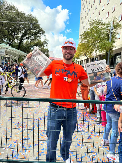 Grateful fans throng downtown for Astros victory parade