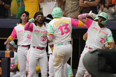 Padres players Manny Machado, Xander Bogaerts, Nelson Cruz and