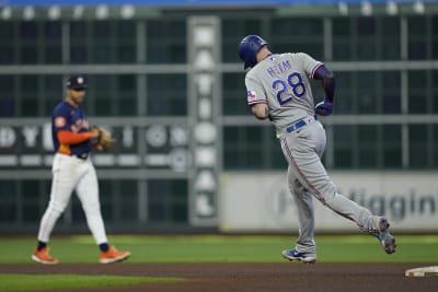 Chas McCormick Points to His Twin After Homer Shocking Yankee