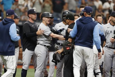 Rays' Yandy Diaz OK after being hit by Yankees' Jonathan Loaisiga