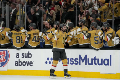 Vegas Golden Knights right wing Jonathan Marchessault (81) scores a goal  against the Florida Panthers during the first period of Game 1 of the NHL  hockey Stanley Cup Finals, Saturday, June 3