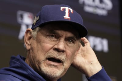 Texas Rangers manager Bruce Bochy gives update on Max Scherzer's ALCS status