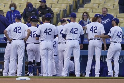 Walker Buehler Game-Used Jackie Robinson Day Jersey