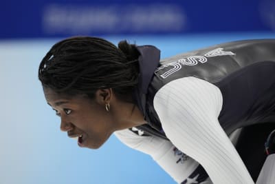 Golden moment: Erin Jackson becomes first Black woman to medal in  speedskating at Olympics