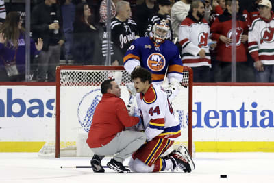 Brock Nelson New York Islanders win over New Jersey Devils