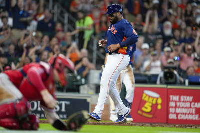 Tristar Jon Singleton Game used Houston Astros Away Jersey