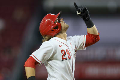 Nick Senzel records three hits for Reds