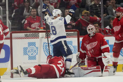 NHL: Stanley Cup Playoffs-Tampa Bay Lightning at Detroit Red Wings