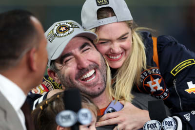 Reagan Bregman and Kate Upton on Astros Win!