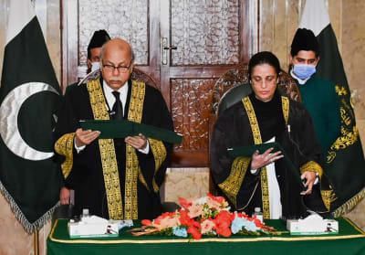 First woman judge sworn into Pakistan s Supreme Court