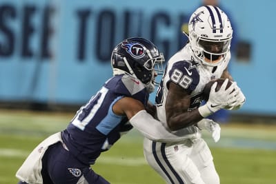 Prescott has 2 TD passes, Cowboys top banged-up Titans 27-13