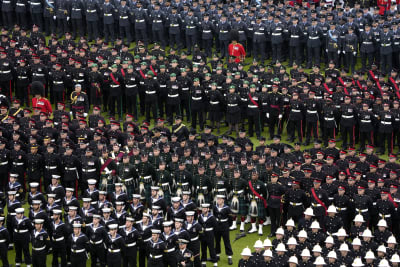 London, UK. 29 January 2023. Mounted members of The King's Army