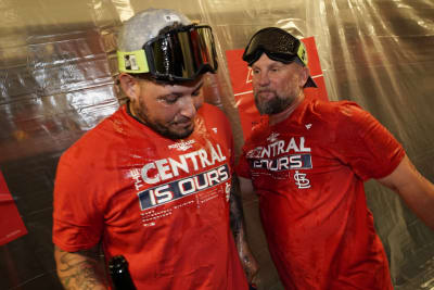 Inside the Cardinals locker room after winning the NL Central 