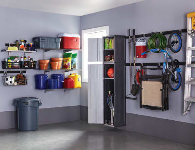 Easy Garage Storage Using the Rubbermaid FastTrack System - Life