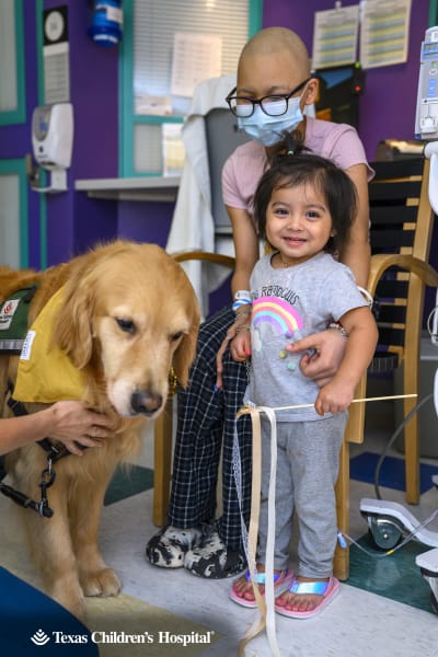 PHOTOS: Facility dogs show Astros spirit at Children's Memorial