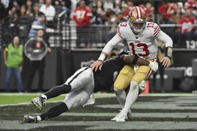 49ers-Raiders live updates: Brock Purdy faces off with Jarrett Stidham