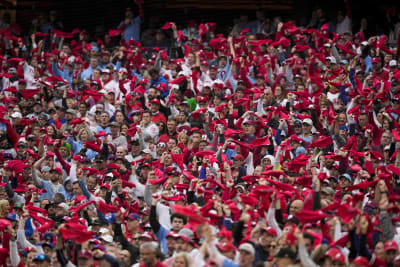 Phillies fans celebrate World Series berth climbing greased poles after  National League championship