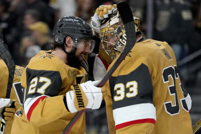 Golden Knights' Adin Hill thrives in 1st Stanley Cup playoffs