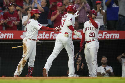 May 2, 2018: Los Angeles Angels starting pitcher Shohei Ohtani (17) bats  for the Angels in the game between the Baltimore Orioles and Los Angeles  Angels of Anaheim, Angel Stadium in Anaheim