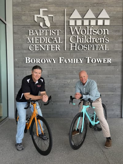 Men hope to inspire with 5K mile cross country bike ride to raise