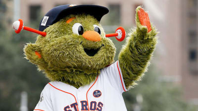 Photos: Astros unveil new uniforms, mascot 