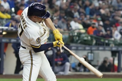 Brewers fan goes all out for foul ball on final day of MLB regular season