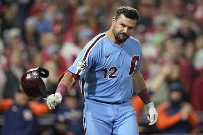 Harper, Phillies tie World Series mark with 5 HR, top Astros