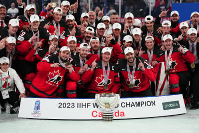 Blais scores 2 as Canada downs Germany 5-2 for record 28th title at hockey  worlds