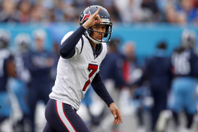 Houston, Texas, USA. January 1, 2023: Texans place kicker Ka'imi