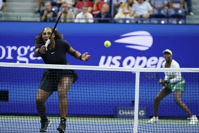 Serena, Venus Williams lose in 1st round of US Open doubles