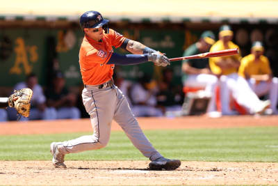 Astros celebrate 5-3 victory over rival Rangers