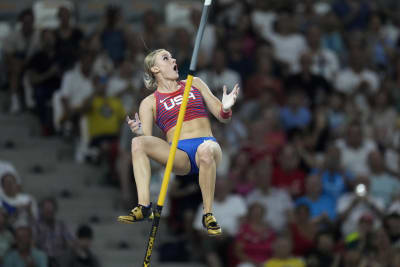 Australia's Nina Kennedy shares pole vault gold at world championships, World Athletics Championships