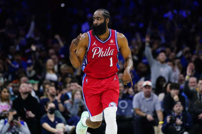 NBA_ Philadelphia''76ers''Jerseys 1 James Harden Tyrese 0 Maxey