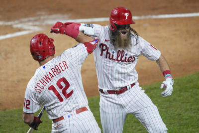 Superstar Bryce Harper Shows Up to NLDS Game 4 in Custom Philadelphia  Phillies Suit - Fastball