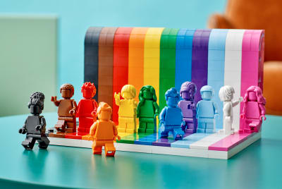 Lego Porn Captions - Lego releases 'Everyone is Awesome' LGBTQ set ahead of Pride Month